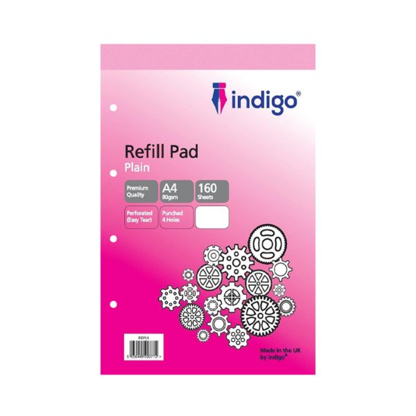 indigo a4 refill pad (orange cover) indf8l