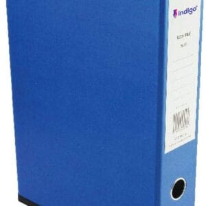 indigo® premium blue colour, fsc certified (lever arch file foolscap 80mm spine, pack of 5)