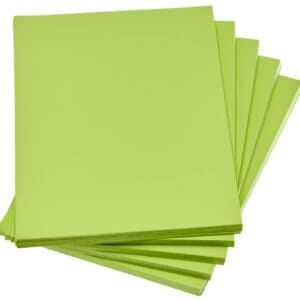 indigo a4 coloured copier paper bright green 100 sheets