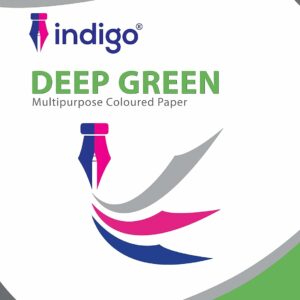 80gsm 100 sheets indigo a4 coloured copier paper bright green