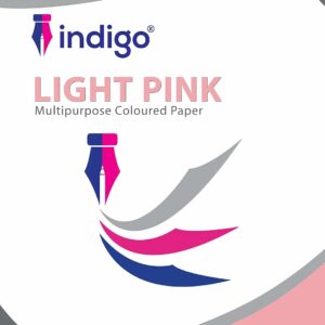 80gsm 50 sheets indigo a4 coloured copier paper light pink
