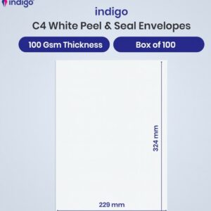indigo® c4 white peelseal pack of 100