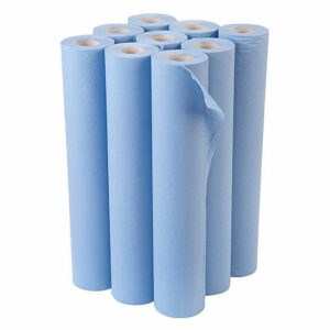 indigo® hygiene couch roll blue 9 roll