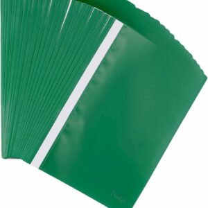 indigo® a4 project folder green report document files folders 2 prong