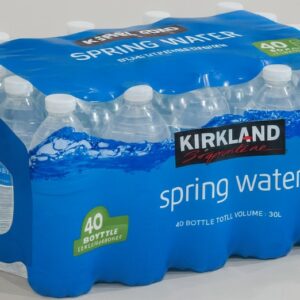 kirkland spring water 500ml, 40 bottles case bottled water multipack