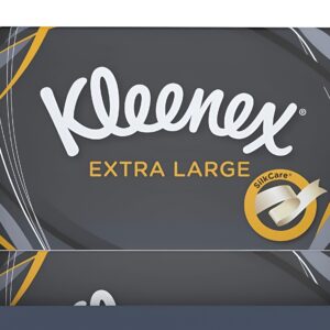 kleenex extra large single white handkerchief tissues paper pack extra large box (6)