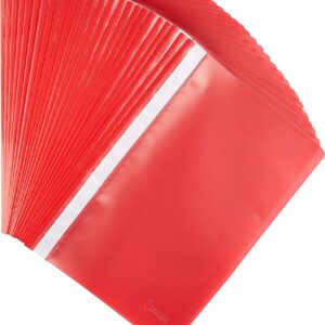 indigo® a4 project folder red report document files folders 2 prong