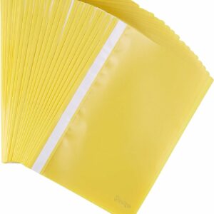 indigo® a4 project folder yellow report document files folders 2 prong
