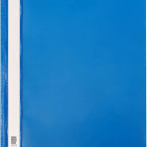 indigo® a4 project folder blue report document files folders 2 prong