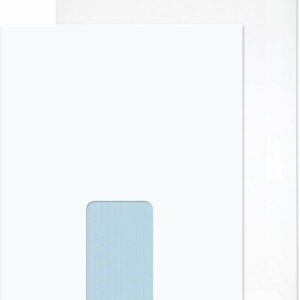 c5 indigo white window peel & seal pocket envelopes pack of 25