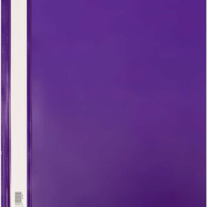 indigo® a4 project folder purple report document files folders 2 prong pack of 25