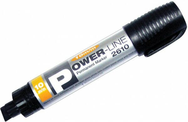 power line permanent jumbo marker black pack of 1