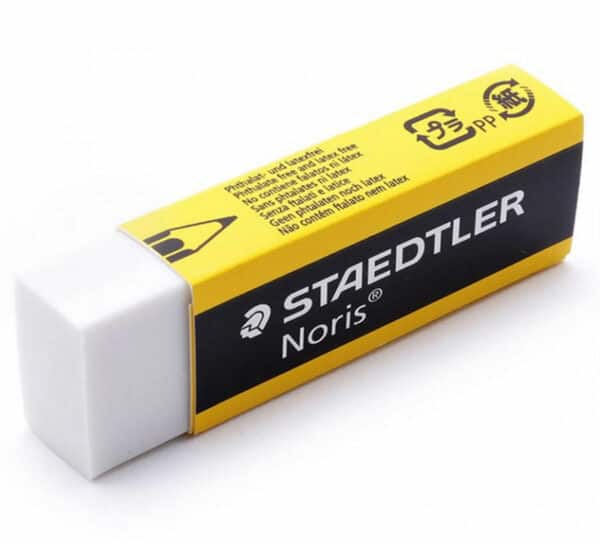 staedtler noris plastic rubber eraser (pack of 2)