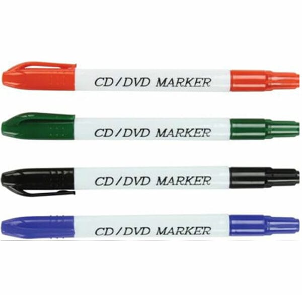 cd/dvd marker pens 4 pack