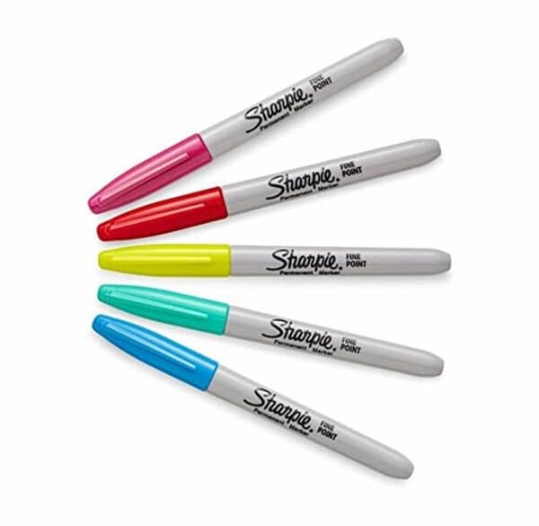 sharpie fine permanent marker colour burst pack of 24 + 1