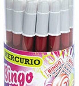 tiger bingo markers tub red (pack of 24)