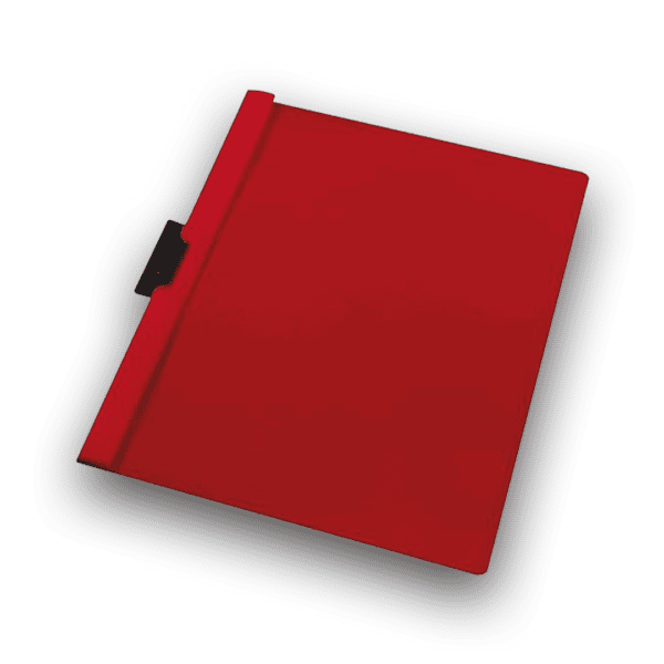 indigo® a4 clip file red 5 packs