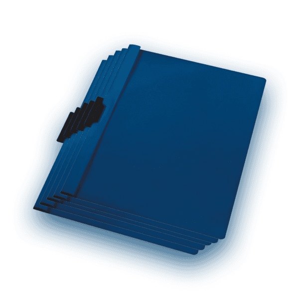 indigo® a4 clip file blue 25 packs