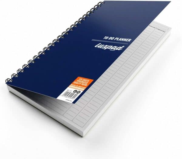 luxpad 280 x 150mm things to do planner printed template (120 sheets)