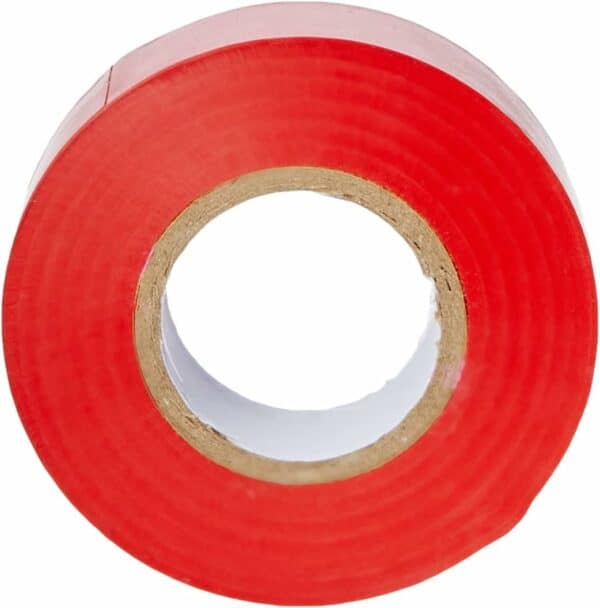 mercury etrp8 | 19mm x 20 metre electrical insulation tape | red, 1 roll/s