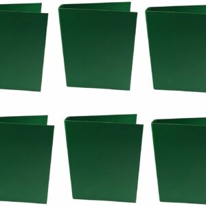 q connect 25mm 2 ring binder polypropylene a4 green (pack of 10)