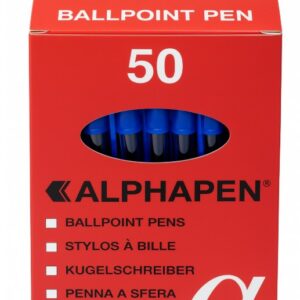 hainenko value 0.7 mm medium ball pen blue (pack of 50)