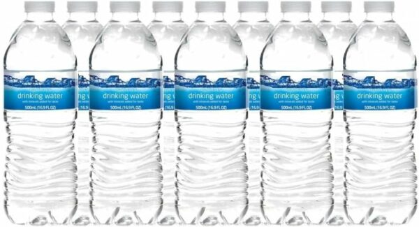 hydro spring still water 500ml, 40 bottles case bottled water multipack hydration pack for everyday use