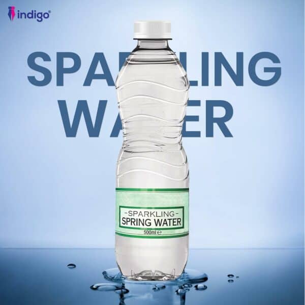 hydro spring sparkling water 500ml, 40 bottles case bottled water multipack refreshing hydration pack for everyday use