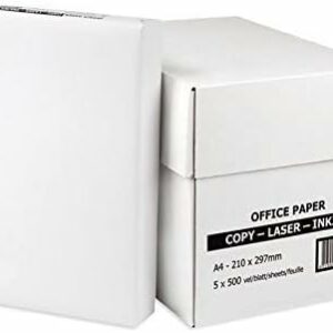 value copier paper multifunctional ream wrapped 75/80gsm a4 white 1 box containing 5 reams of 500 sheets