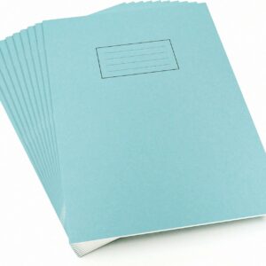 silvine a4 exercise book blue. ruled feint & margin, 40 pages [pack of 10]