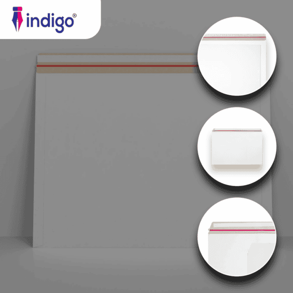 indigo c2 all board white peel and seal envelopes pack of 10