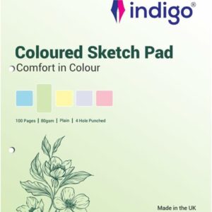 indigo® dyslexia pad a4 coloured plain (green) pack of 1