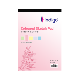 indigo a4 coloured sktech pad (blue) inpcpb