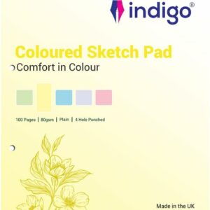 indigo® dyslexia pad a4 coloured plain (yellow) pack of 1