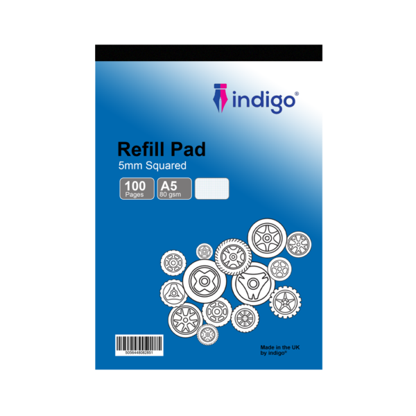 indigo a5 refill pad (blue cover) indgrf