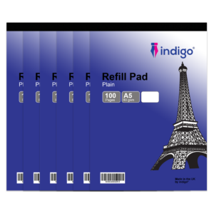 indigo a5 refill pad (purple cover) inddot pack of 6