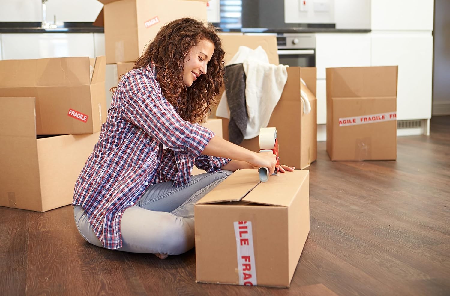 indigo® 72mm x 100m clear packaging tape