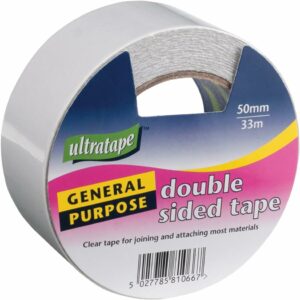 ultratape general purpose double sided tape 50mm x 33m