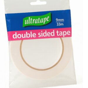 ultratape general purpose double sided tape 9mm x 33m