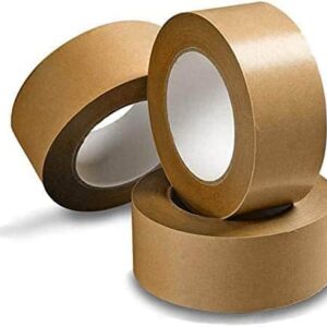 indigo&reg; premium 75mm x 50m brown framers tape &ndash; self adhesive picture framing tape (pack of 1)