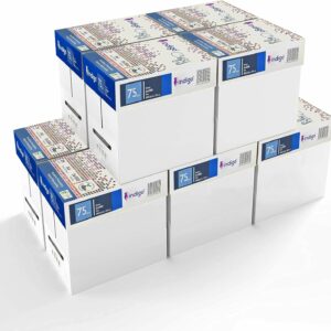 indigo® excellent copy paper a4 white – 10 boxes (5 reams each, 2500 sheets, 70/75 gsm)