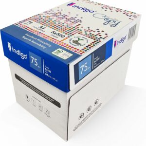 indigo® excellent copy paper a4 white – 1 boxe (5 reams, 2500 sheets, 70/75 gsm)