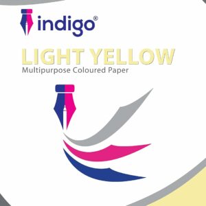 indigo® a4 80gsm light yellow coloured paper 50 sheets