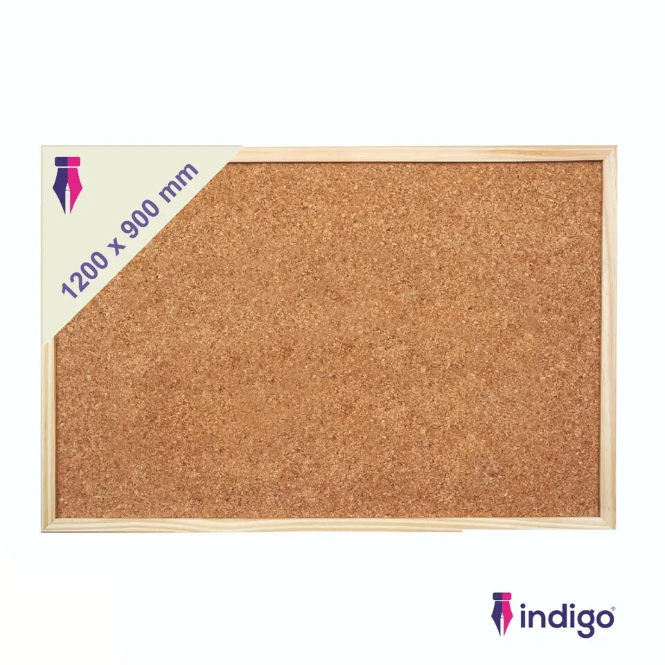 Indigo Premium Cork Noticeboard